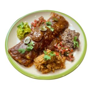 Lamb Barbacoa Enchiladas