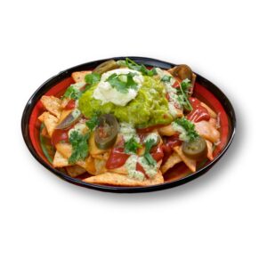 Frijoles Maneados Nachos (Vegetarian)