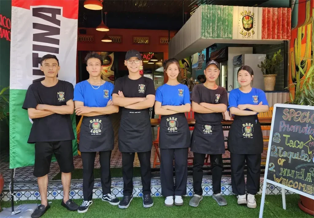 The friendly and professional team from the Casa Loco restaurant family.